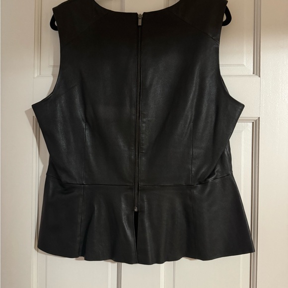 Neiman Marcus leather top exclusive xl - Picture 2 of 3